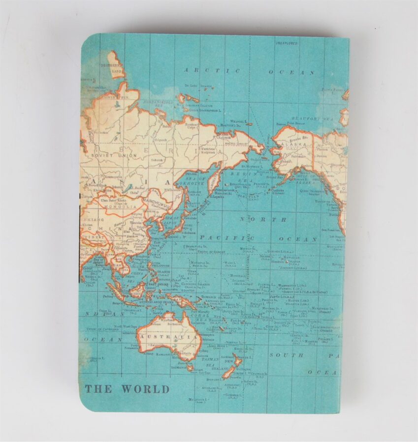 Bloknots "Pasaules karte"