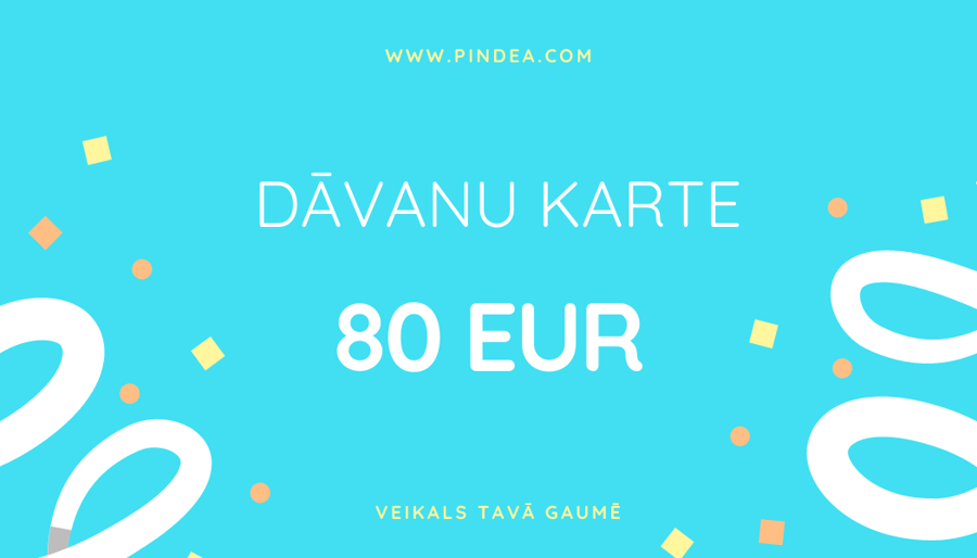 Electronic gift card 80 EUR