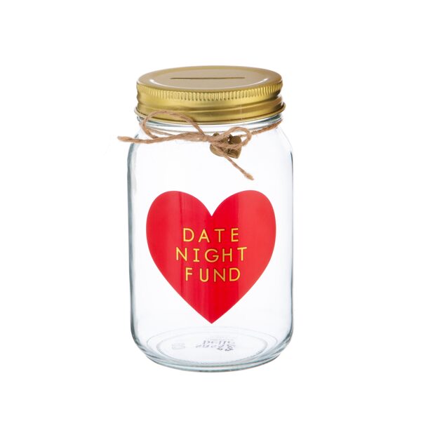 "Date night fund" money jar